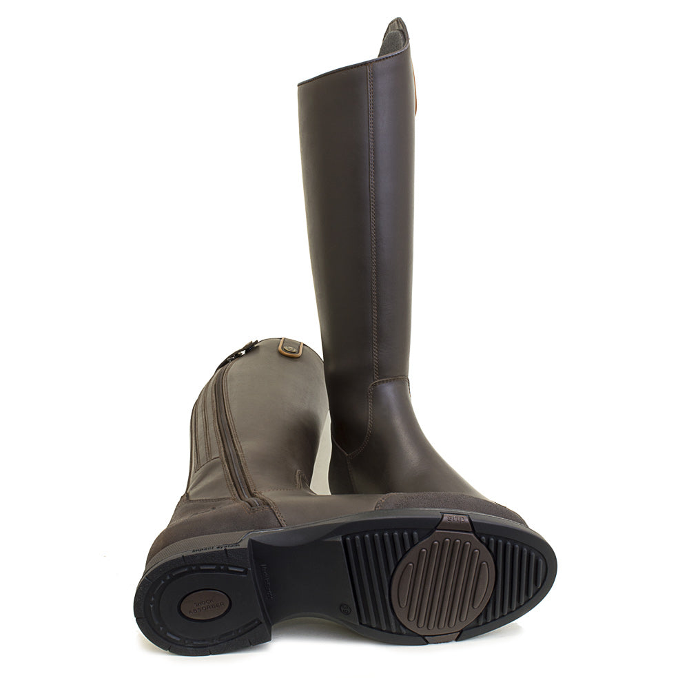 Storm Waterproof Long Riding Boots in Brown