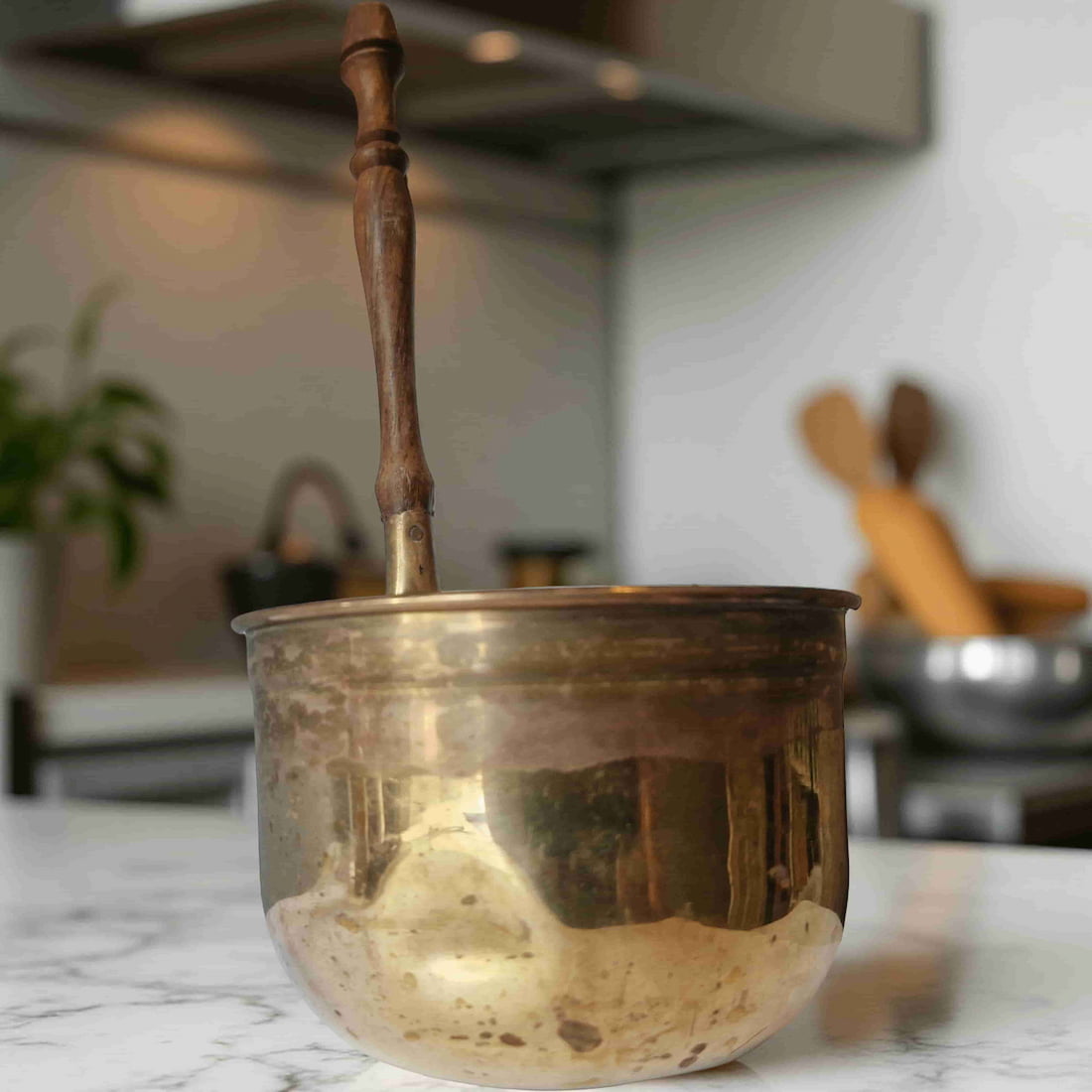 Vintage Copper Pot Candles