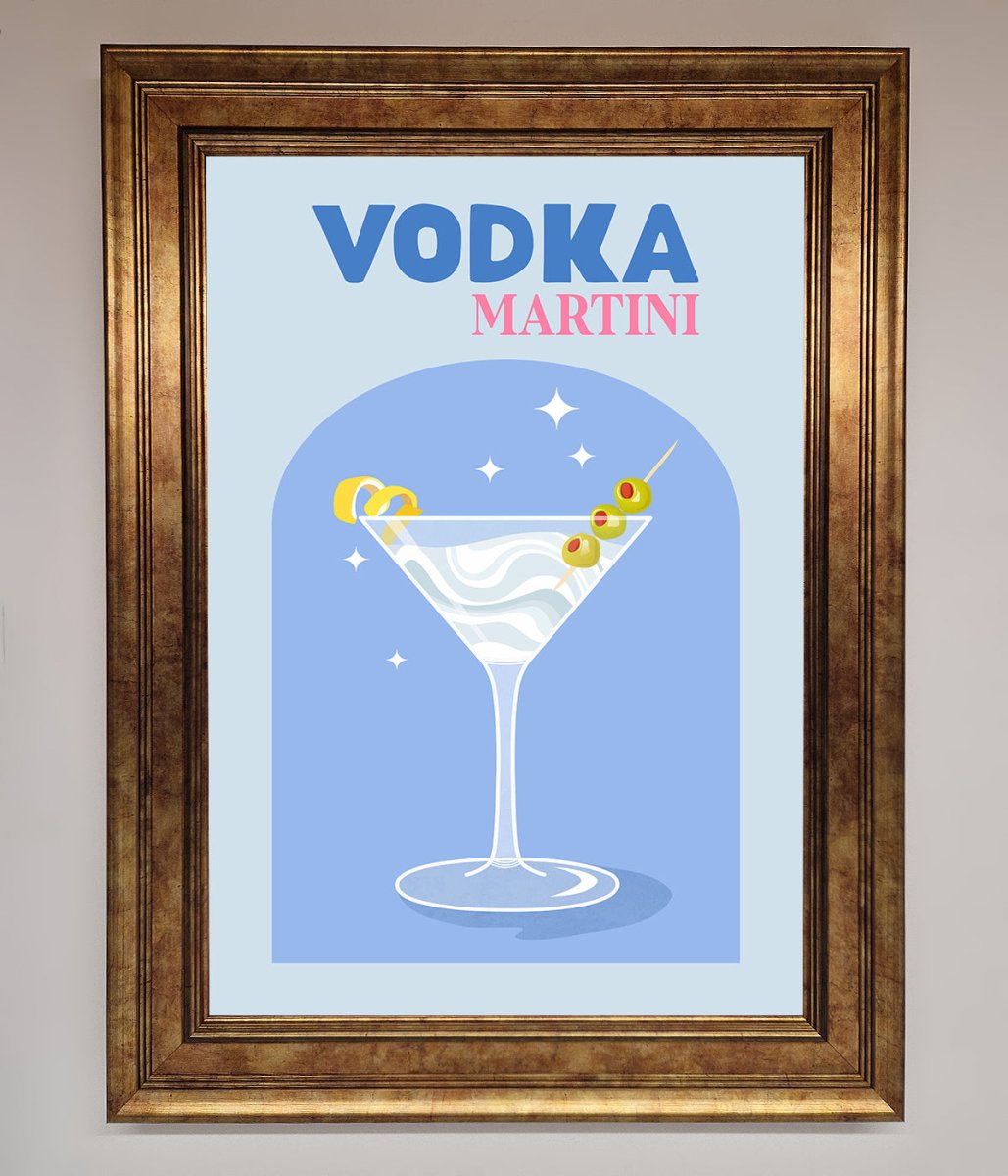 Vodka Martini Framed Wall Art