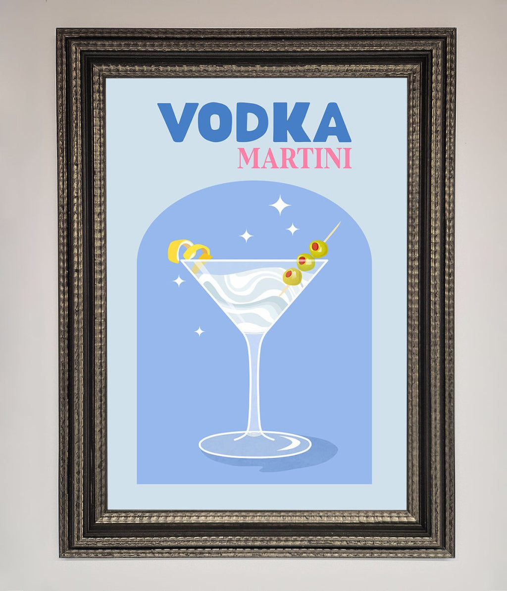 Vodka Martini Framed Wall Art