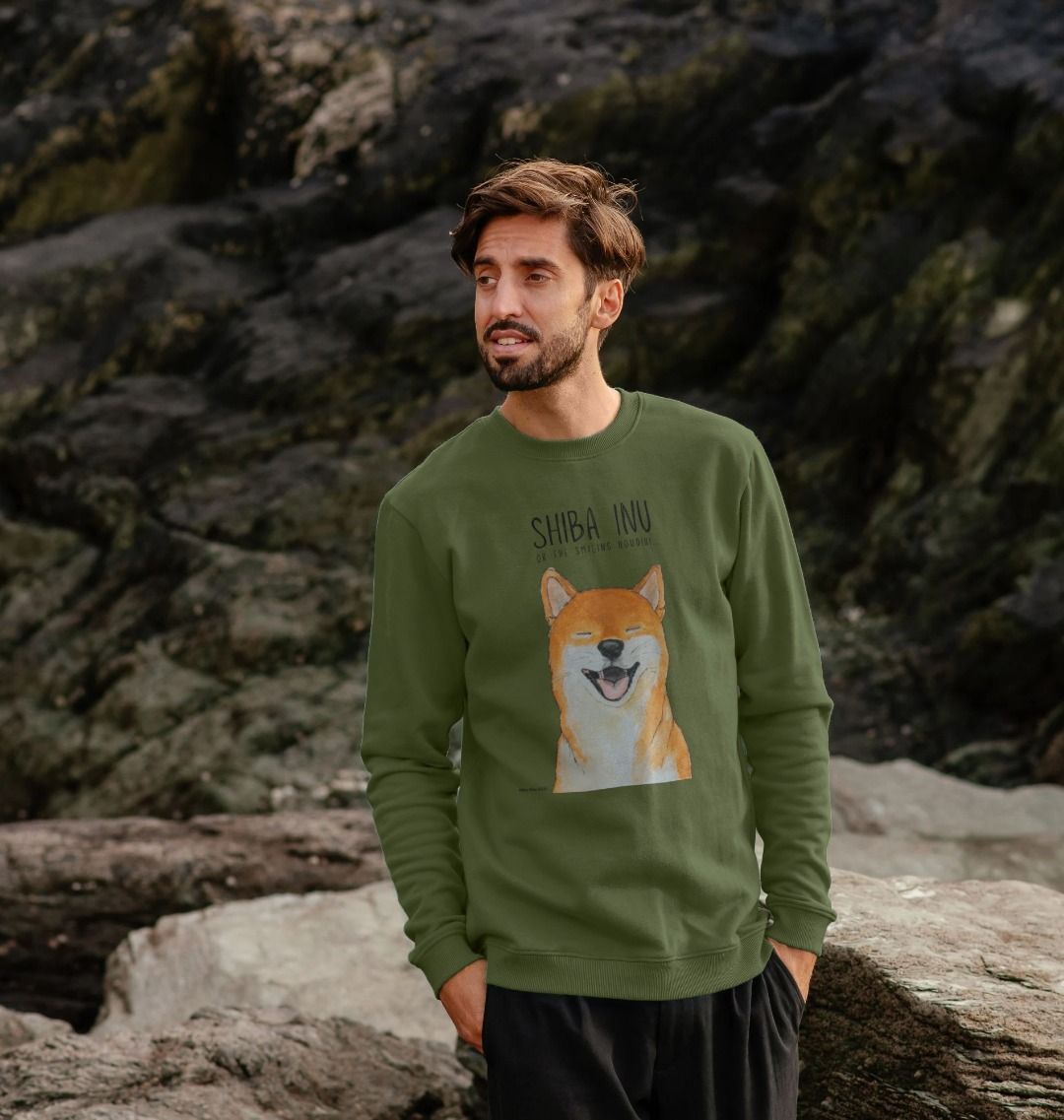 Houdini Mode: Activated – Shiba Inu Men’s Sweatshirt