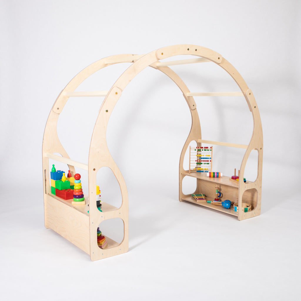Montessori Play Stand for Toddlers – Versatile & Durable by Montessori House Bed at www.brixbailey.com