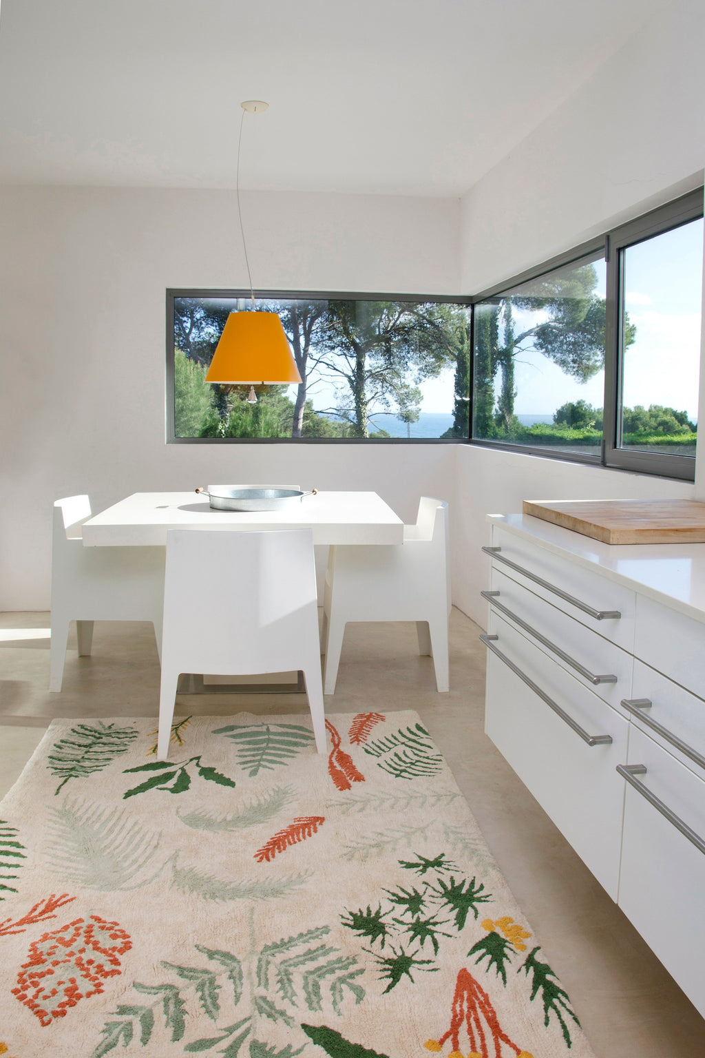 Refresh Your Space with the Tropical Charm of Our 100% Cotton Rug by Lorena Canals at www.brixbailey.com