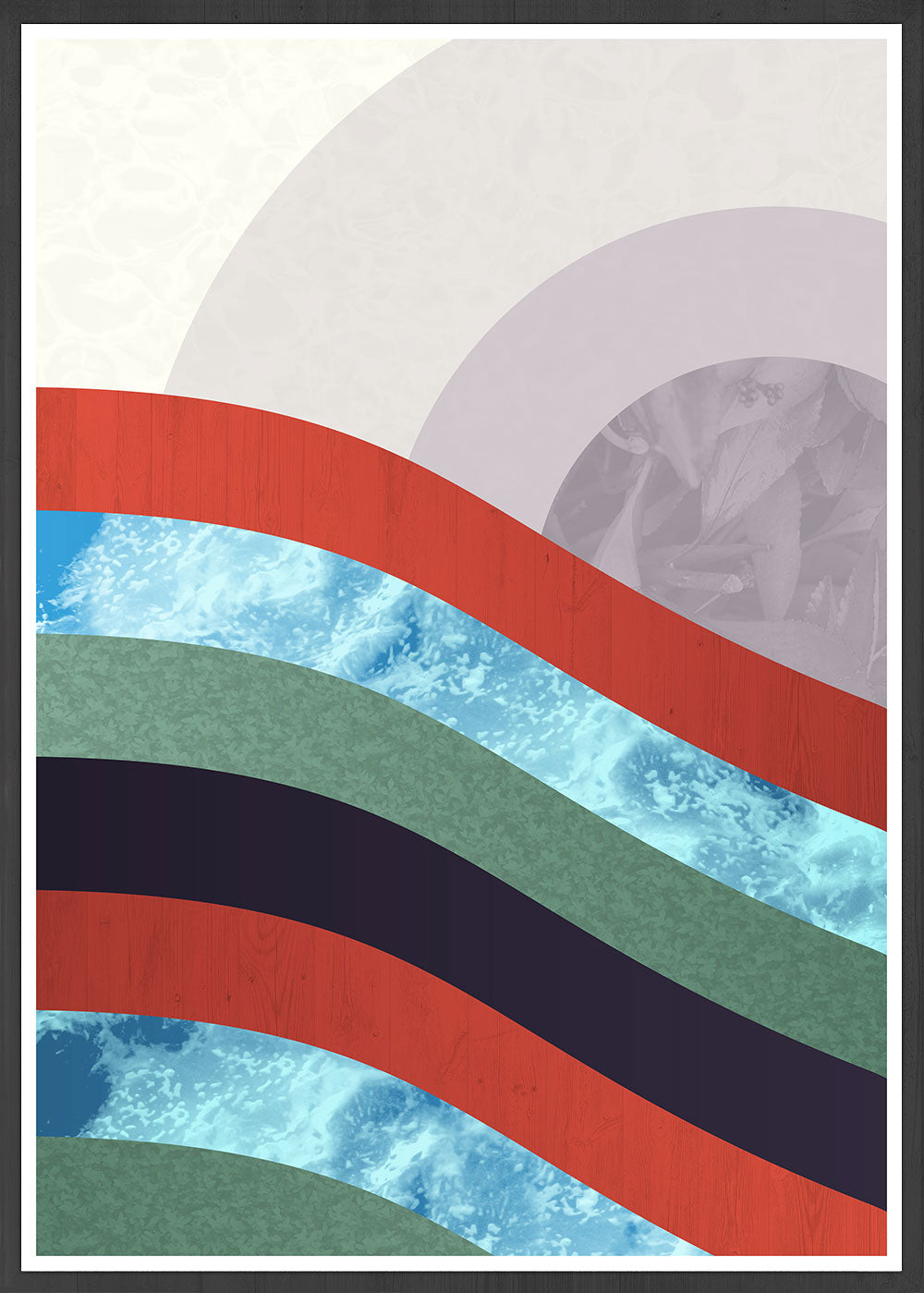 Wave of Elements Abstract Sunset