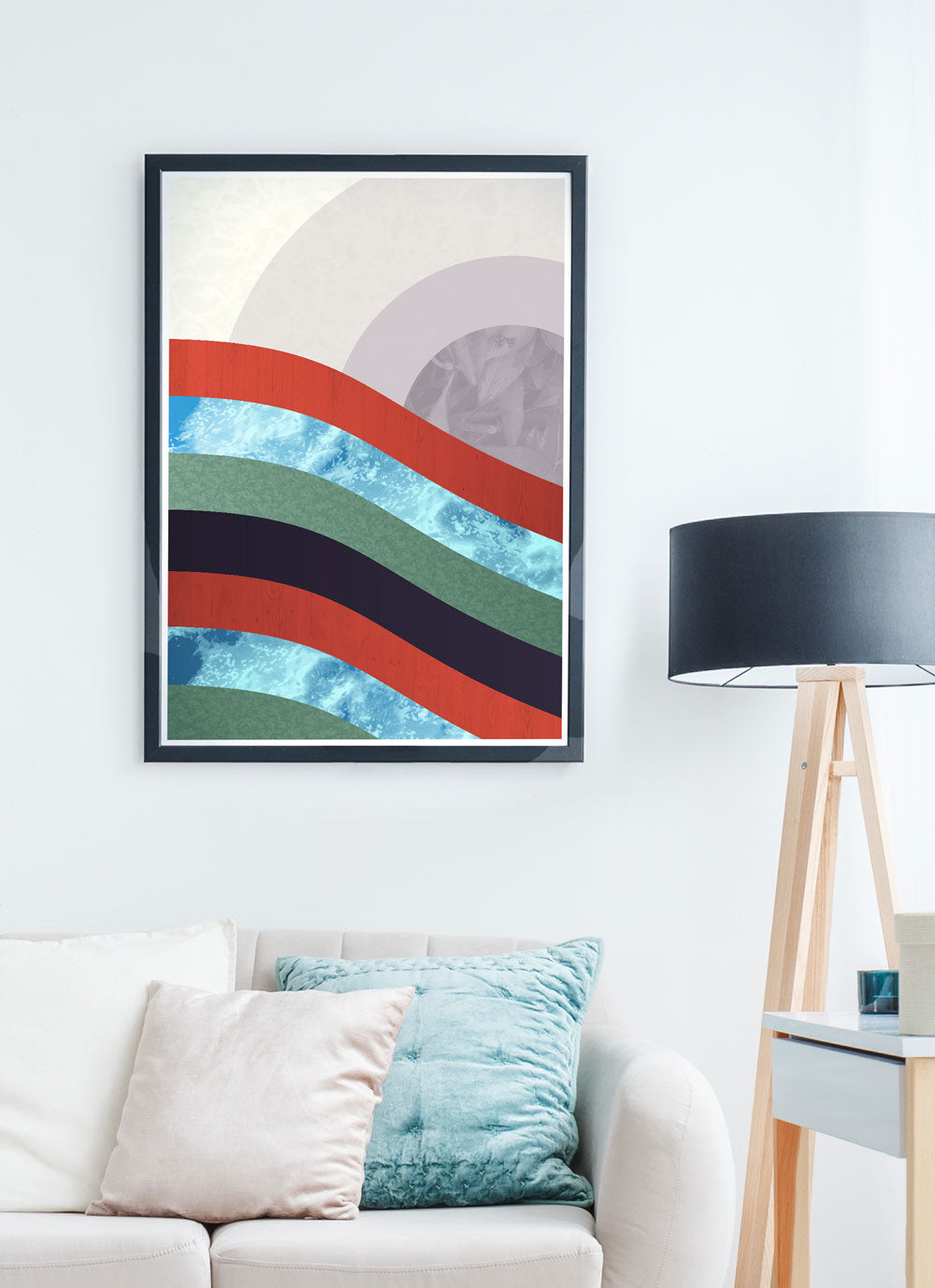 Wave of Elements Abstract Sunset