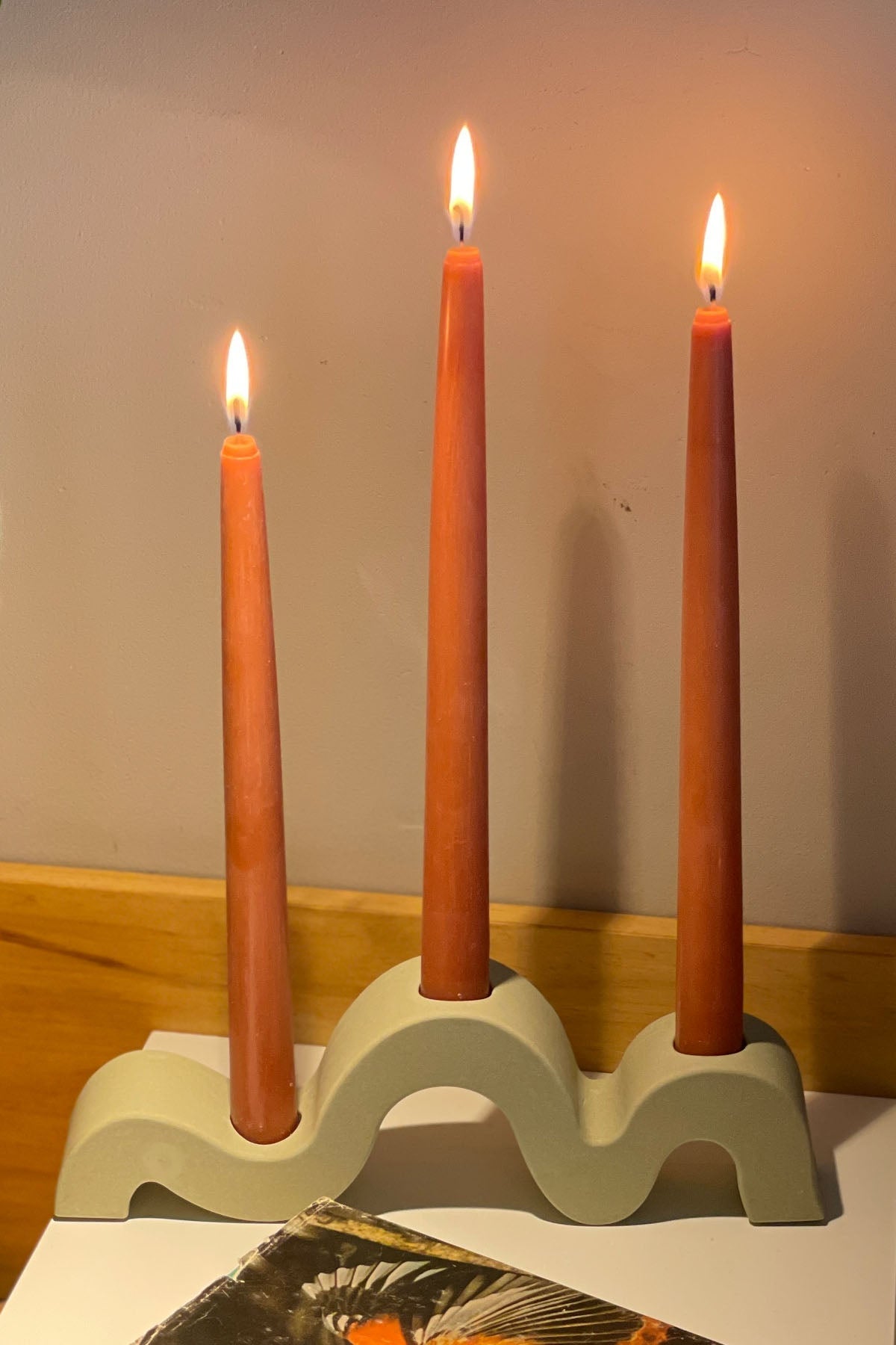 Wavy Candle Stick Holder