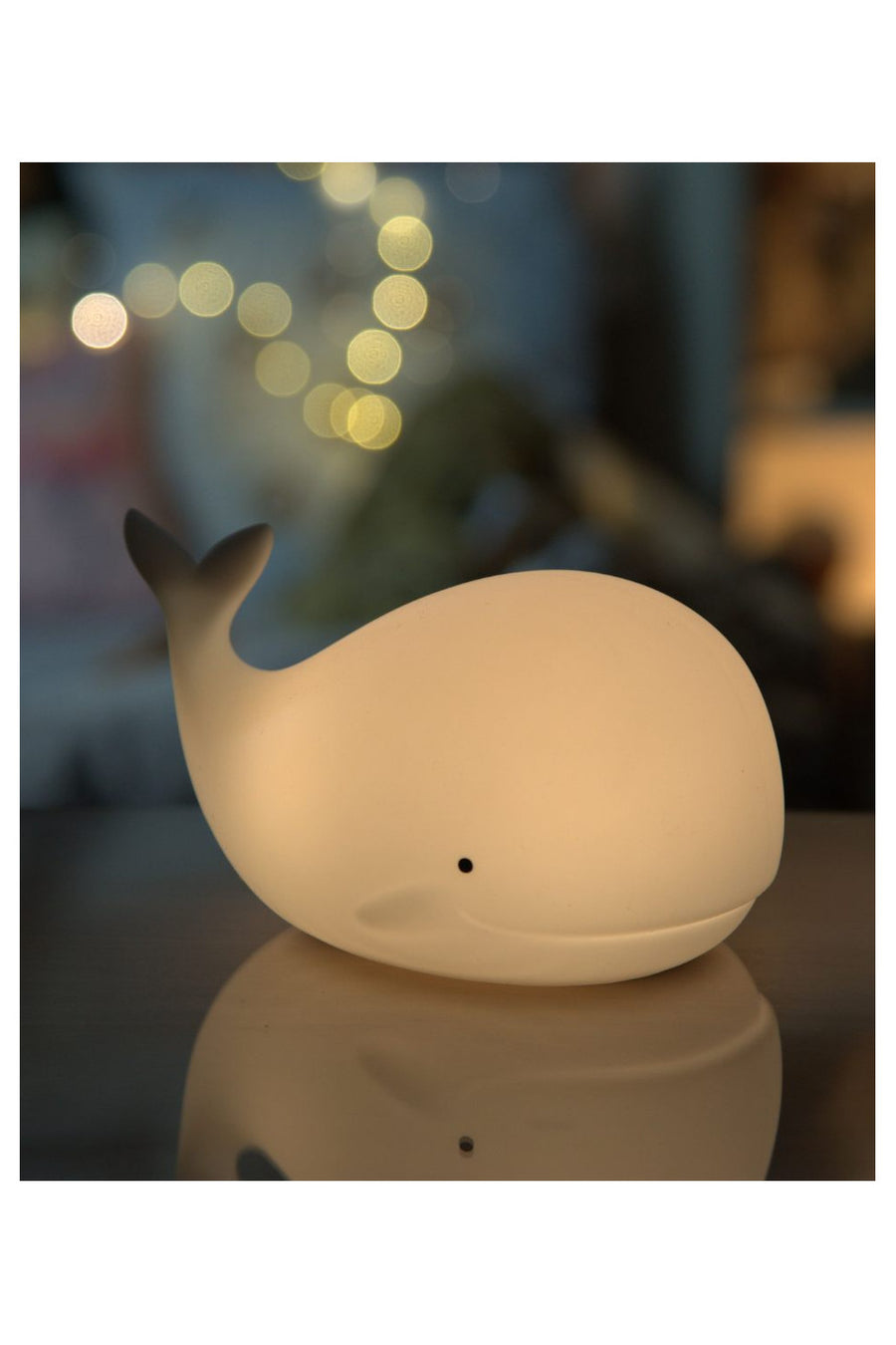 Whale Night Lamp – Safe, Colorful & Remote-Controlled Kids Light by Rabbit & Friends at brixbailey.com