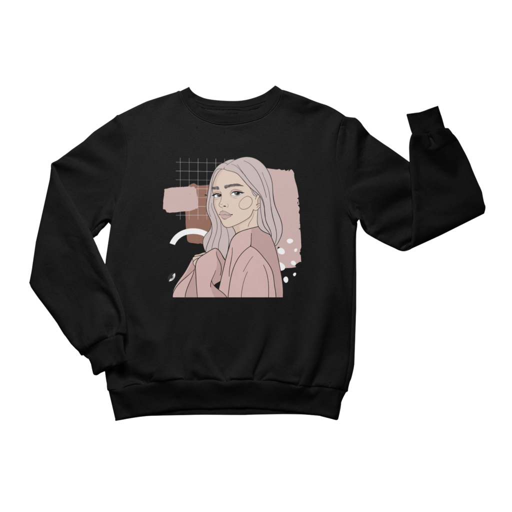 The comfortable crewneck sweatshirt make any outfit work, especially if you want to receive compliments! by Getter Tiivits at www.brixbailey.com