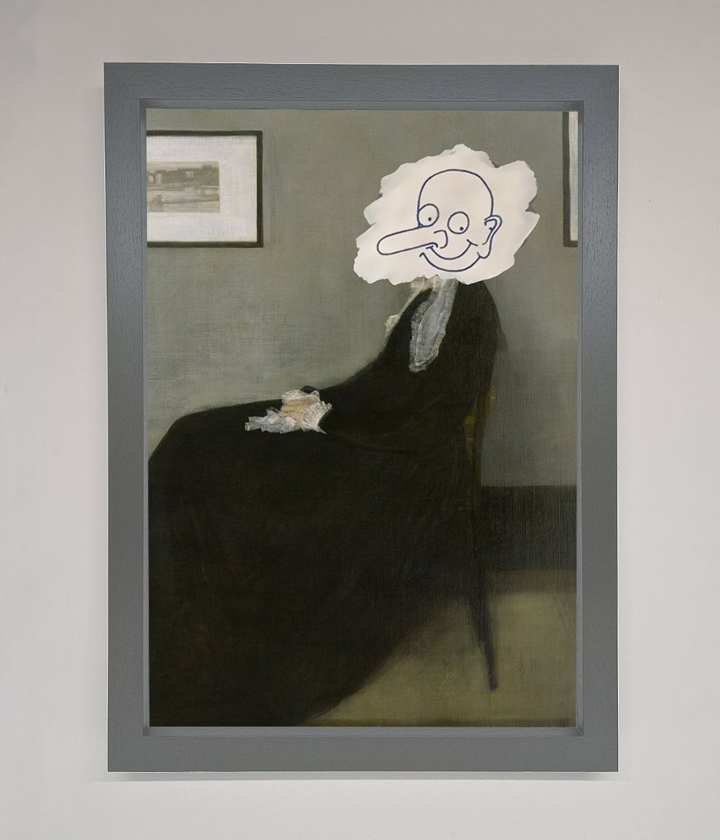 Whistlers Mother Framed Wall Art