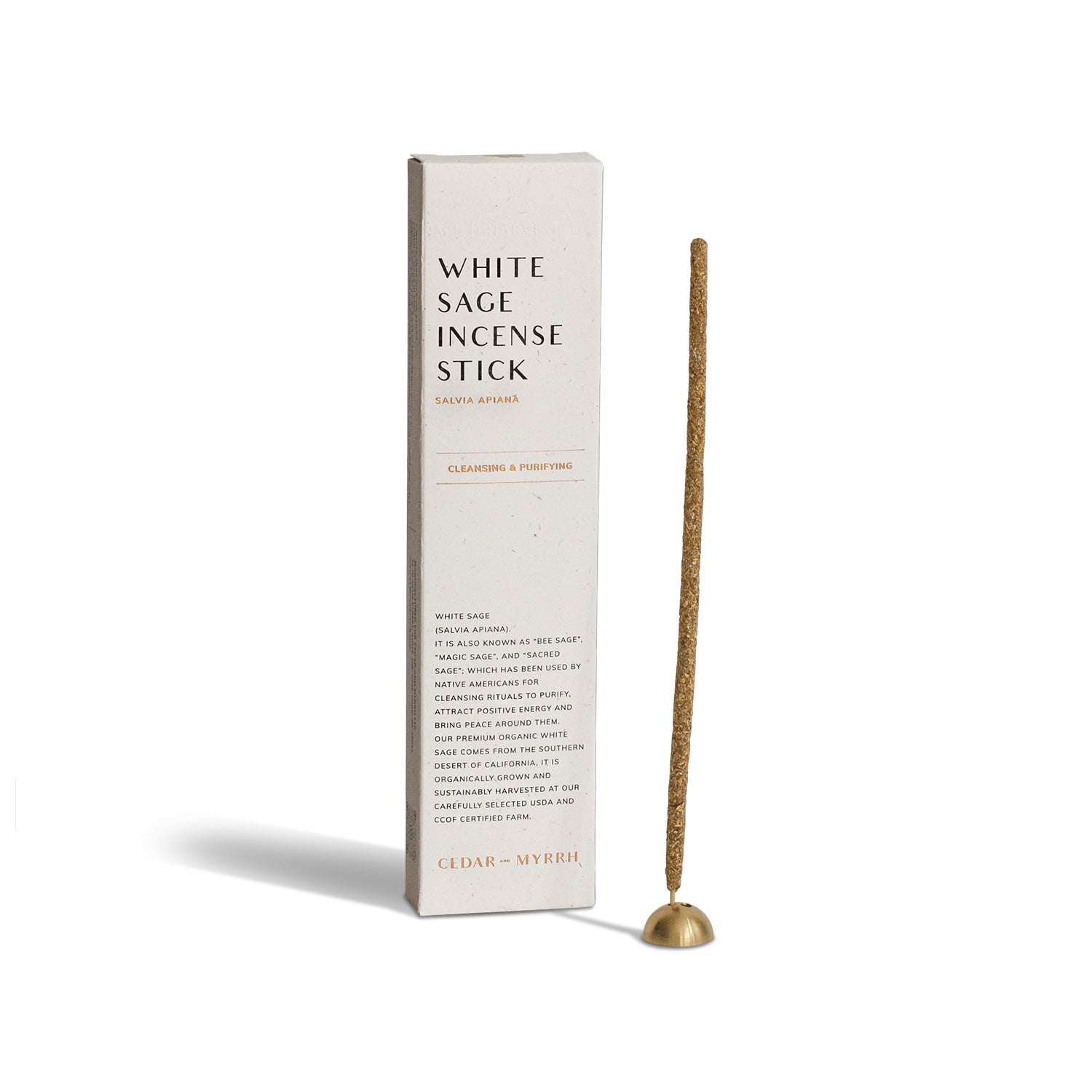 White Sage Incense Sticks Hand Rolled 7 Pack