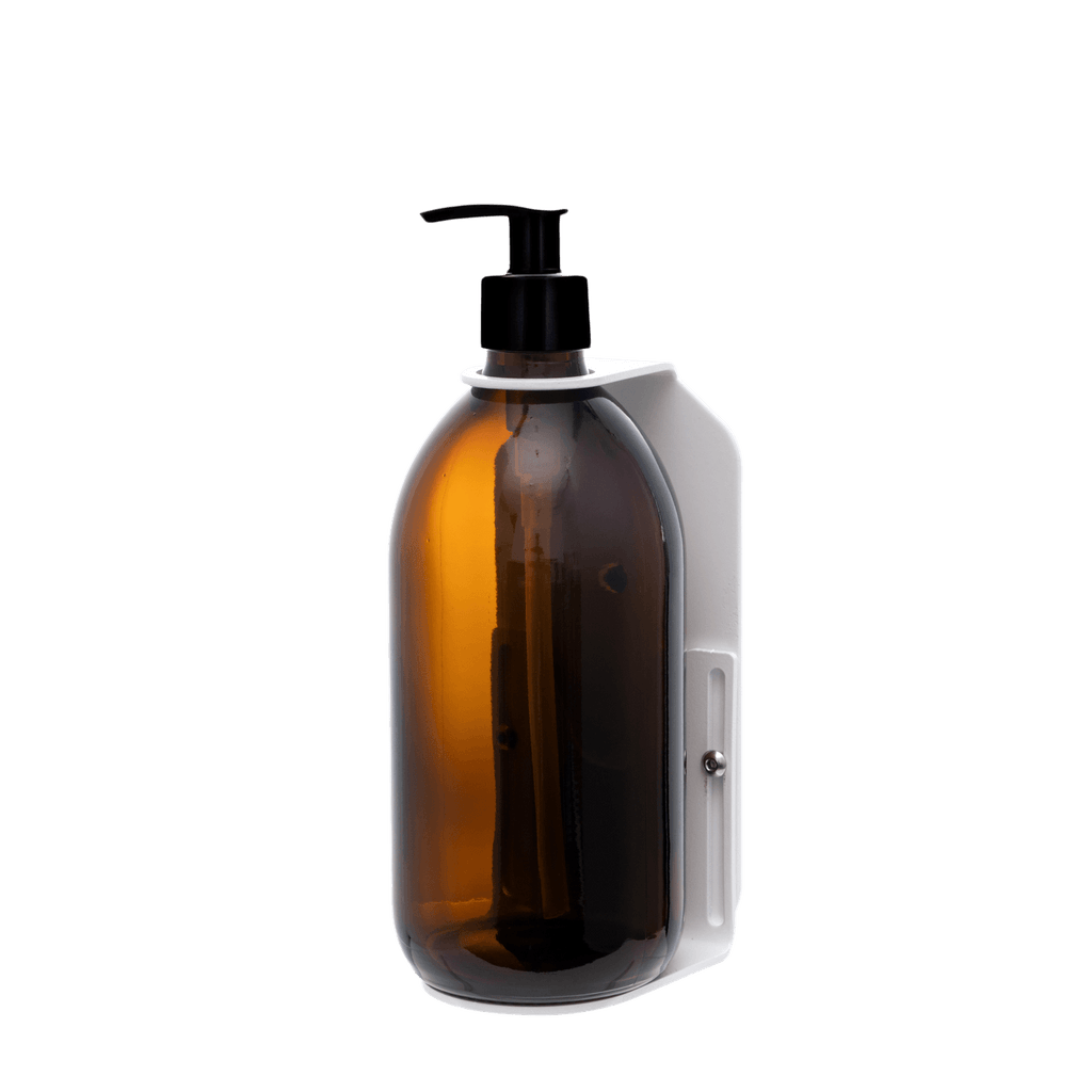 White Single  Wall Mounted Soap Dispenser