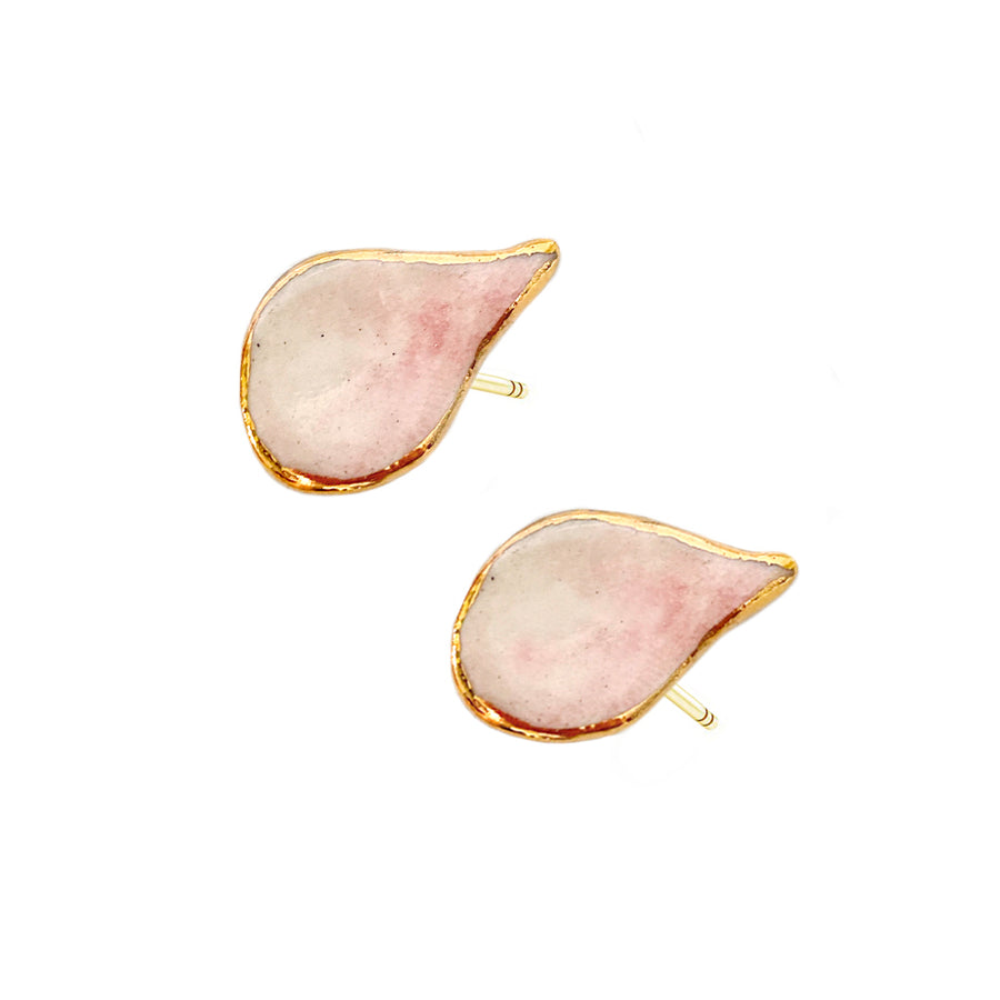 Wild Cherry Leaf STUD - Earrings