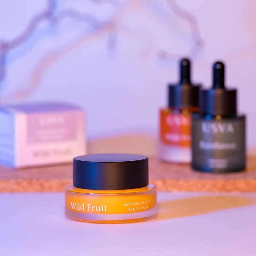 Wild Fruit Beauty Balm - Nourishing Vegan Skincare with Antioxidants & Tree Planting Initiative by Usva Cosmetics at www.brixbailey.com