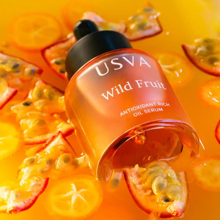 Wild Fruit Oil Serum – Boosts Radiance & Elasticity by Usva Cosmetics at www.brixbailey.com