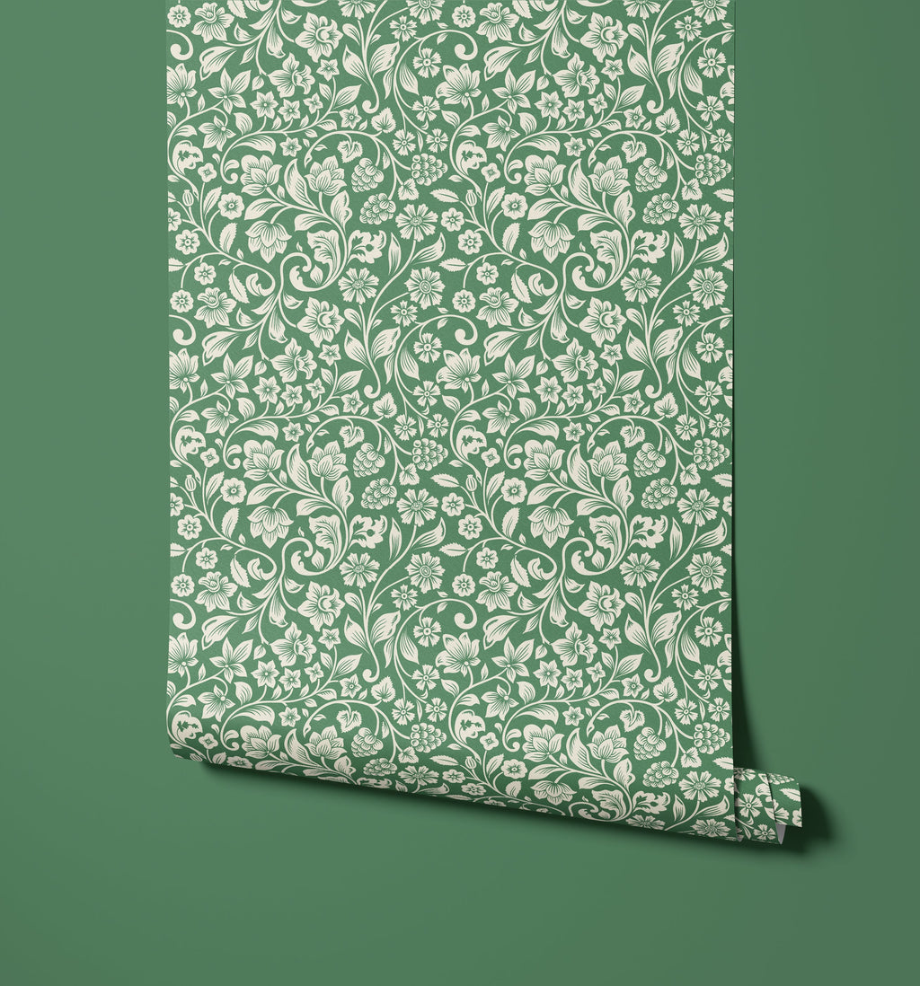Willow Decorative Pattern Wallpaper