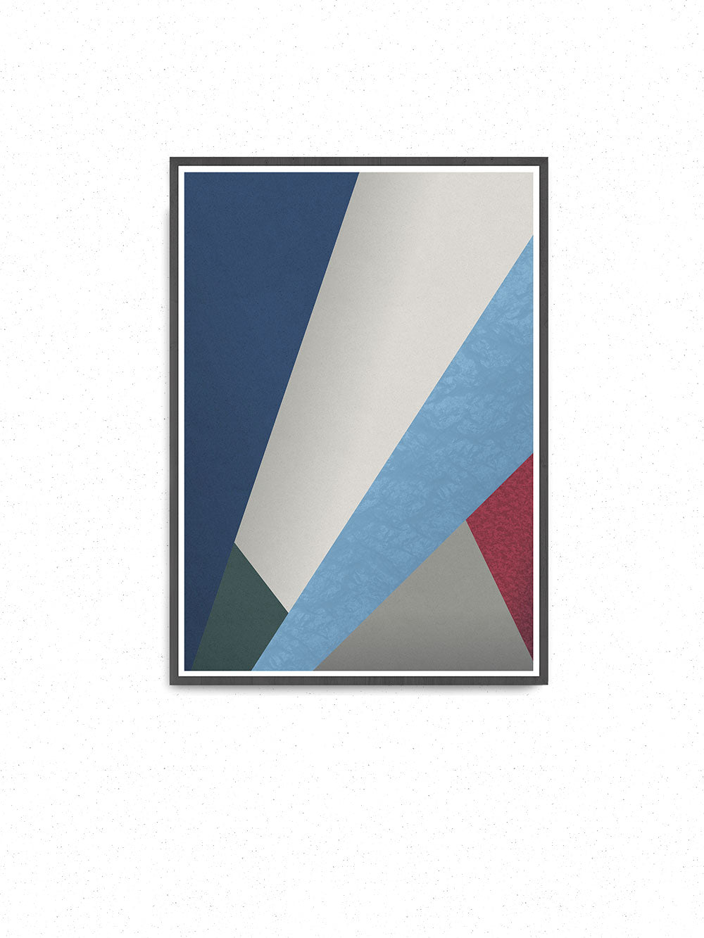 Winter Trend Geometric Poster Design