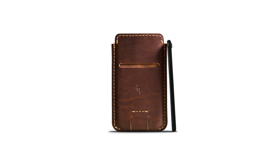 Wirepouch Leather Phone Case – Smart & Stylish with Card Slot by Craftory at brixbailey.com