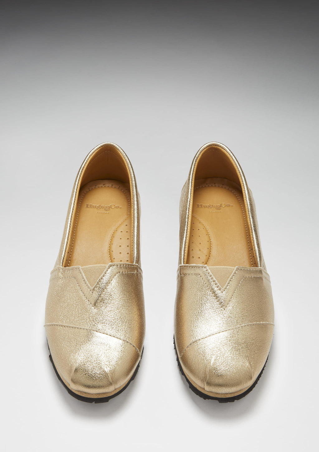 Women's Gold Leather Chukka Espadrilles
