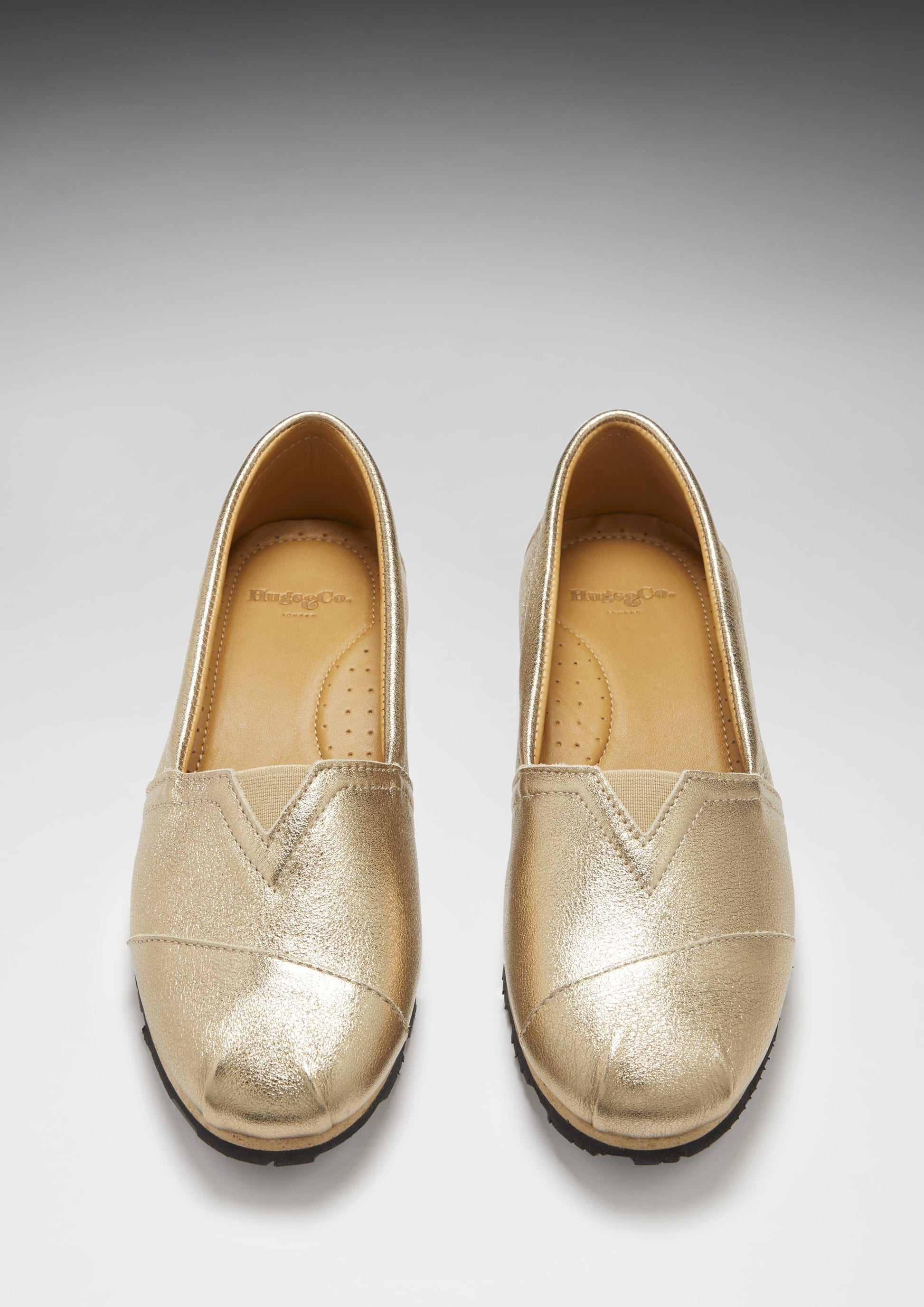 Women's Gold Leather Chukka Espadrilles