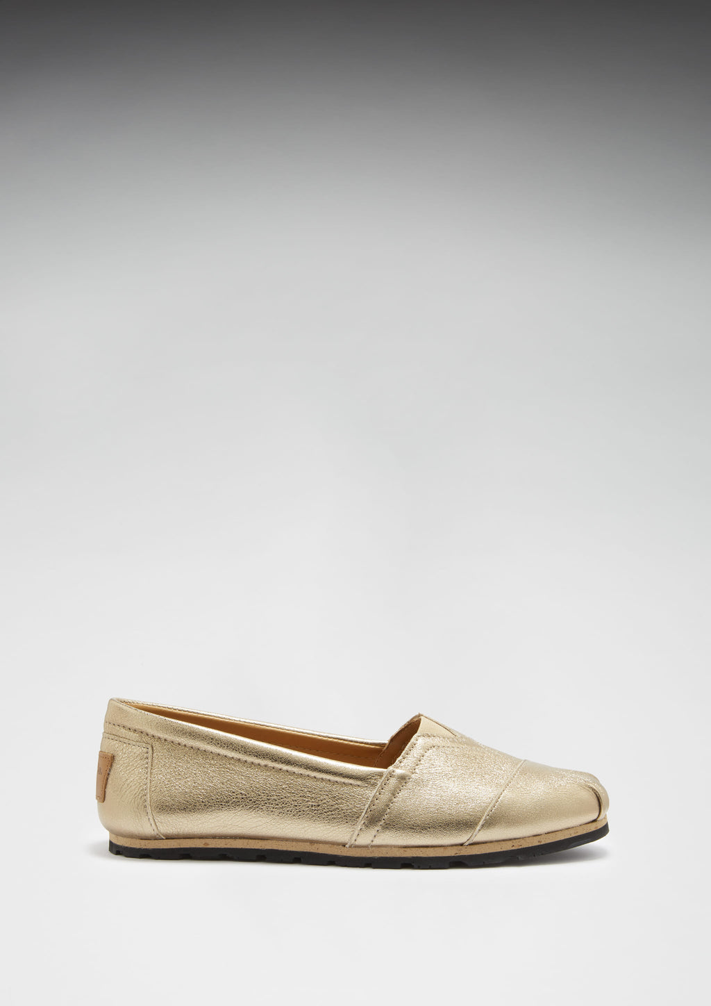 Women's Gold Leather Chukka Espadrilles