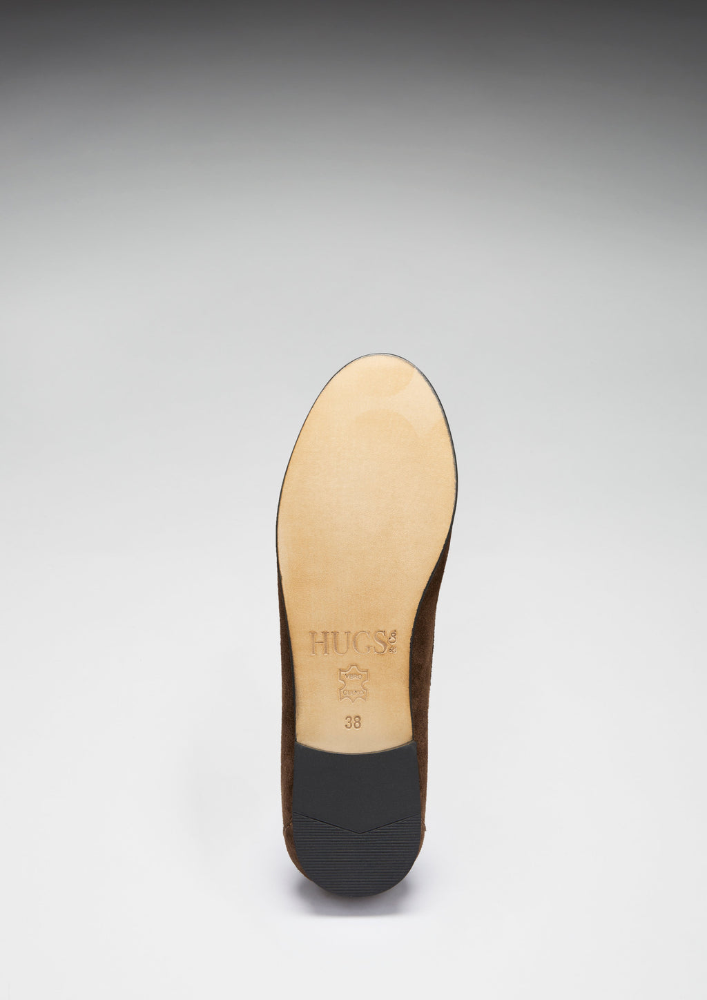 Women's Brown Suede Penny Loafers with Leather Sole