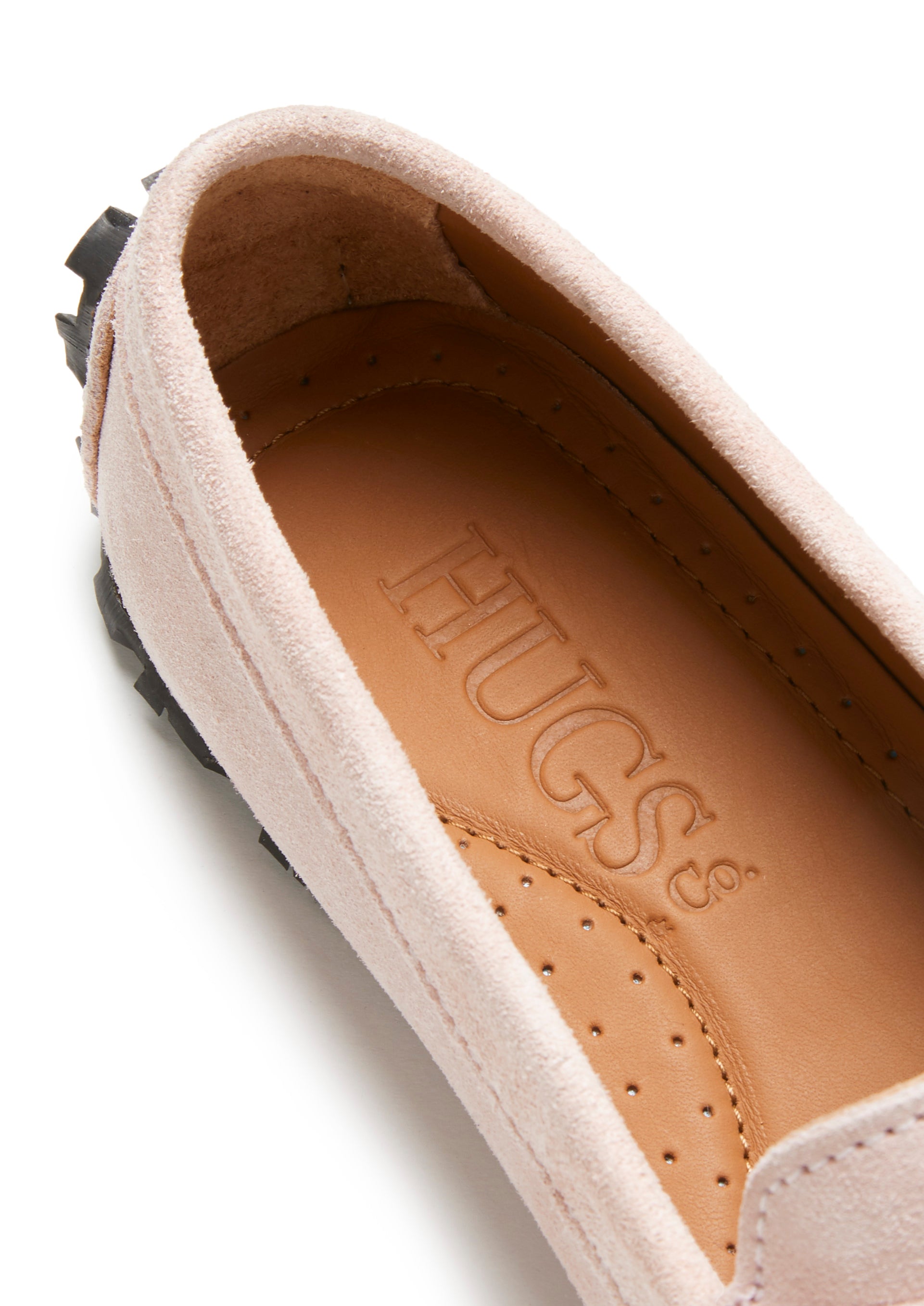 Women's Ice Pink Suede Penny Loafers