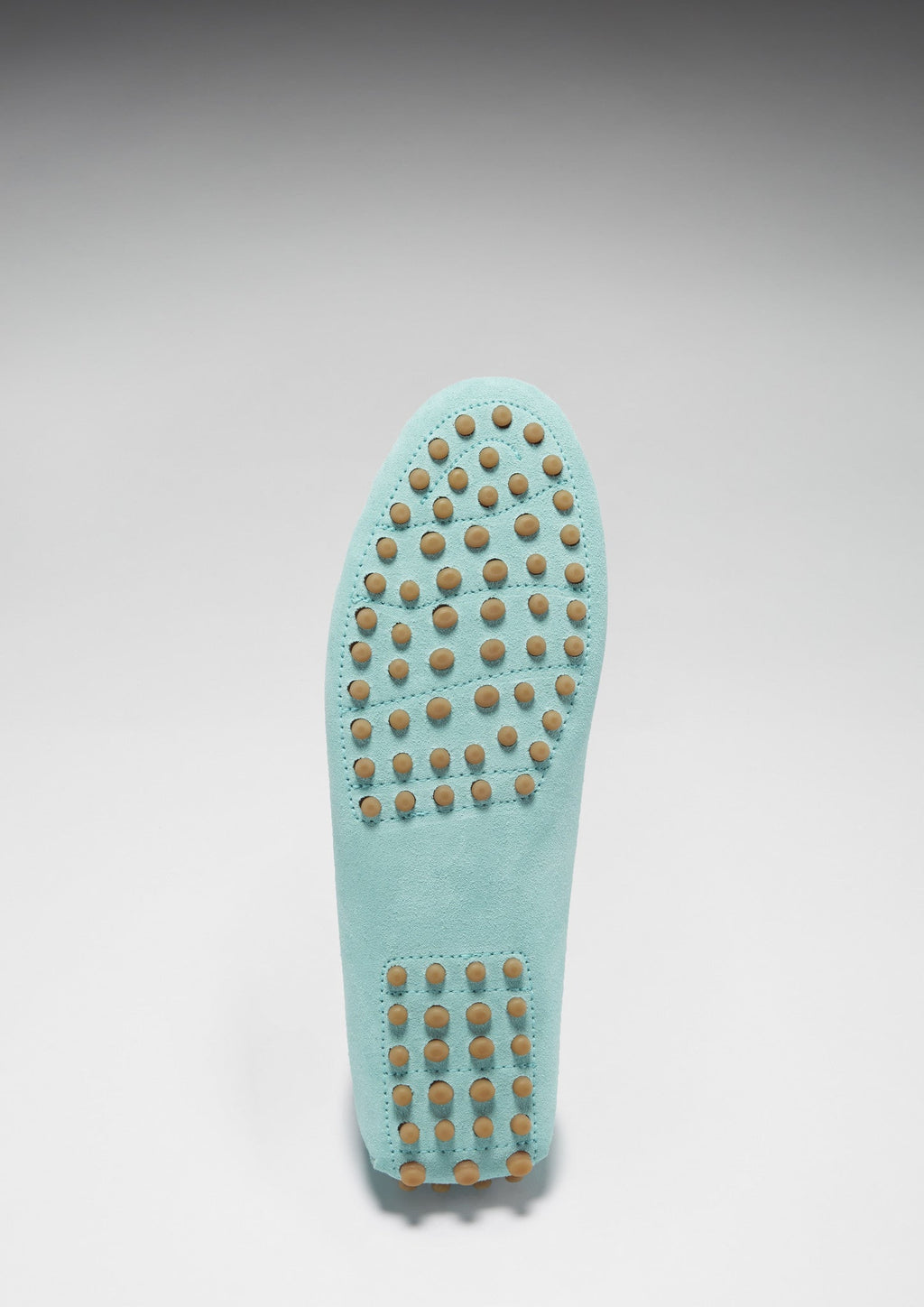 Women's Aqua Suede Tasselled Driving Loafers