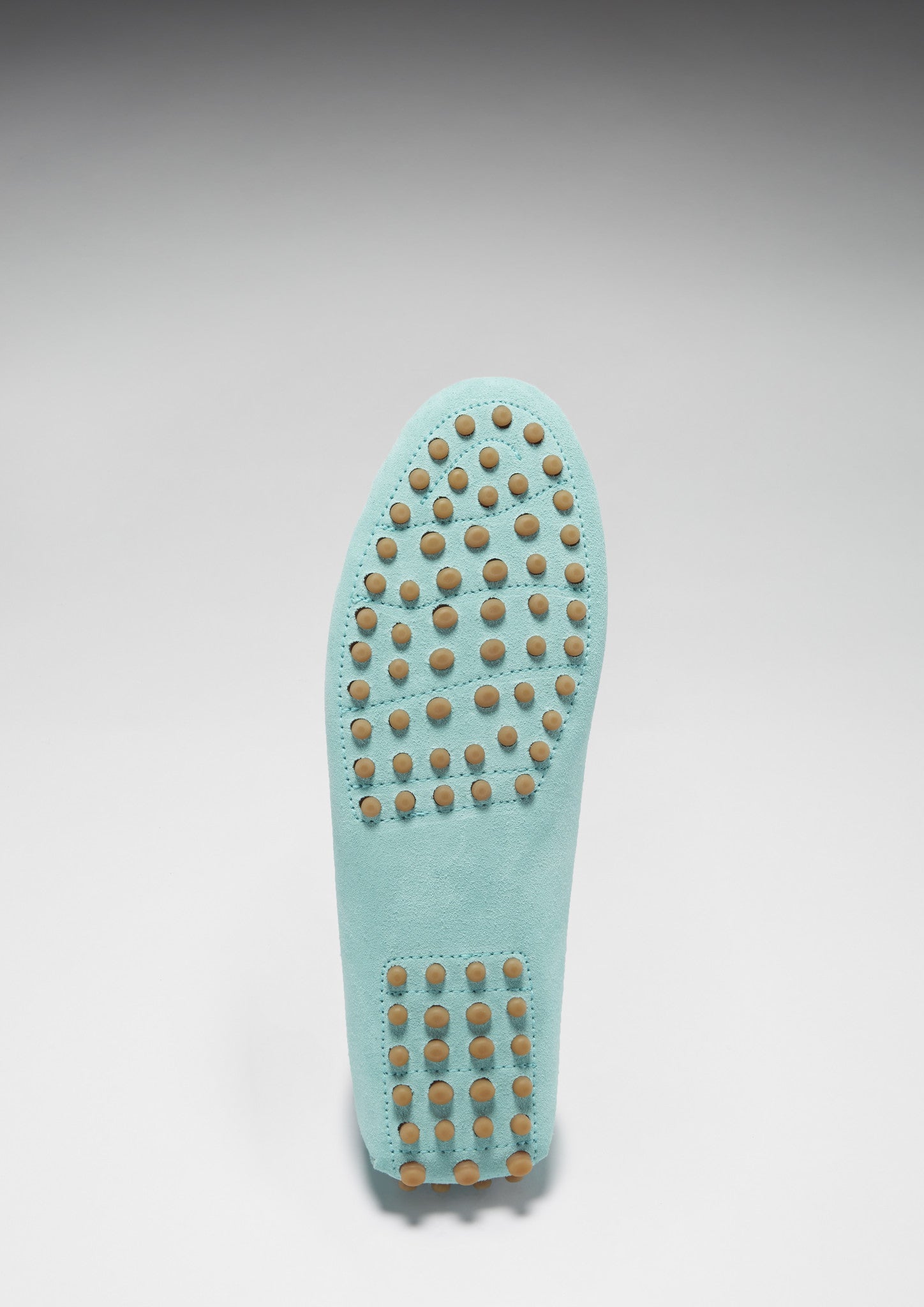 Women's Aqua Suede Tasselled Driving Loafers