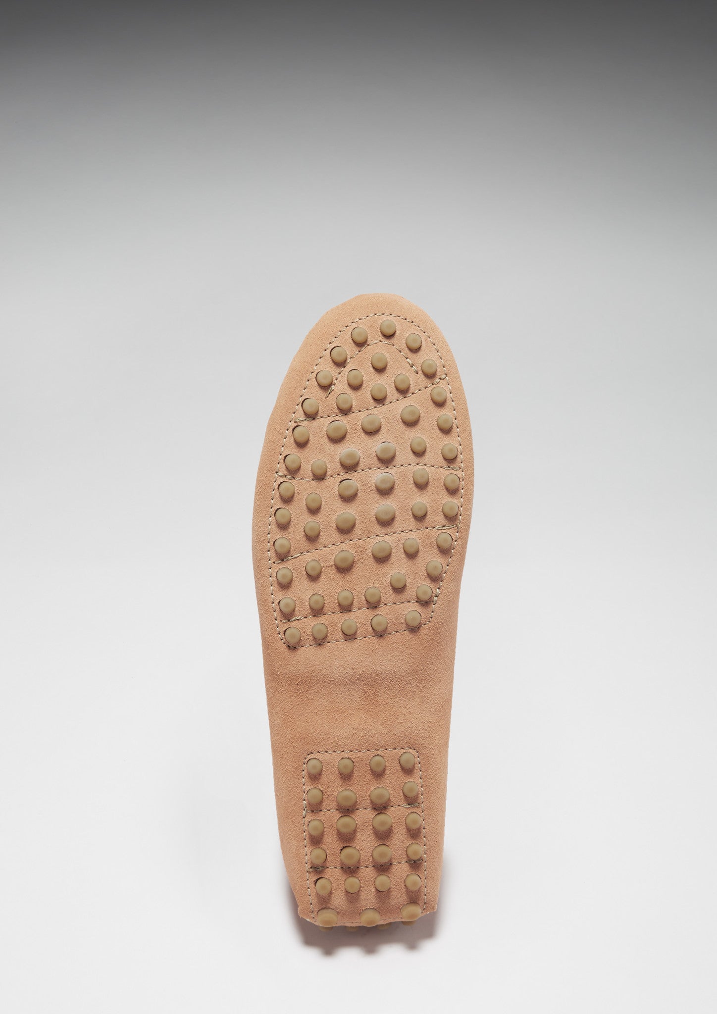 Women's Peach Suede Tasselled Driving Loafers