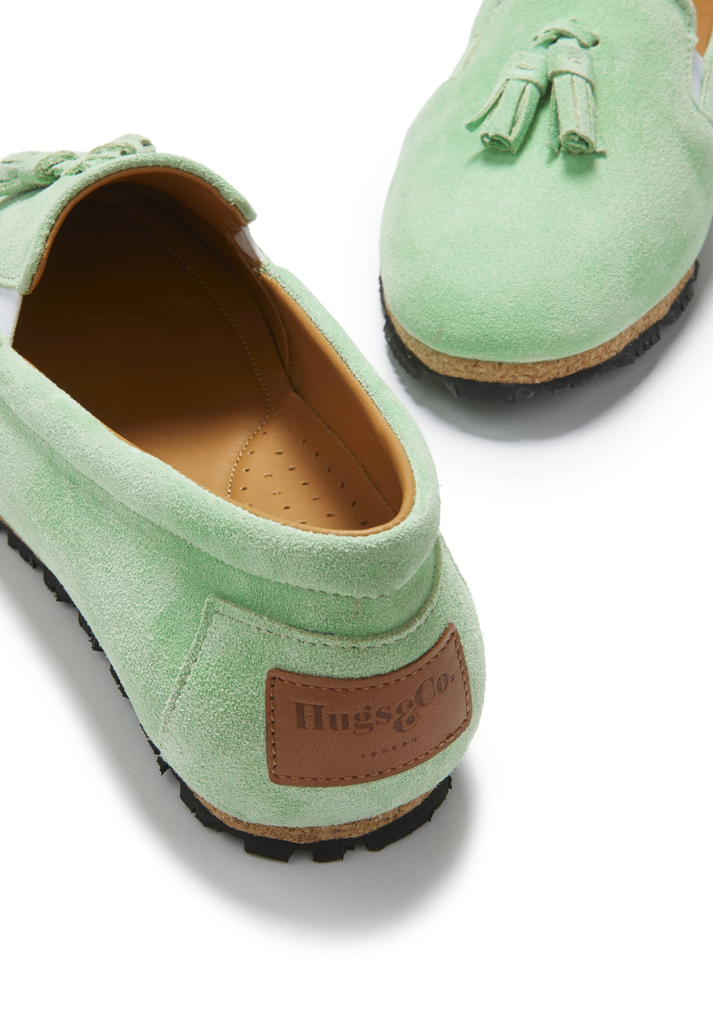 Women's Lagoon Green Tasselled Espadrilles