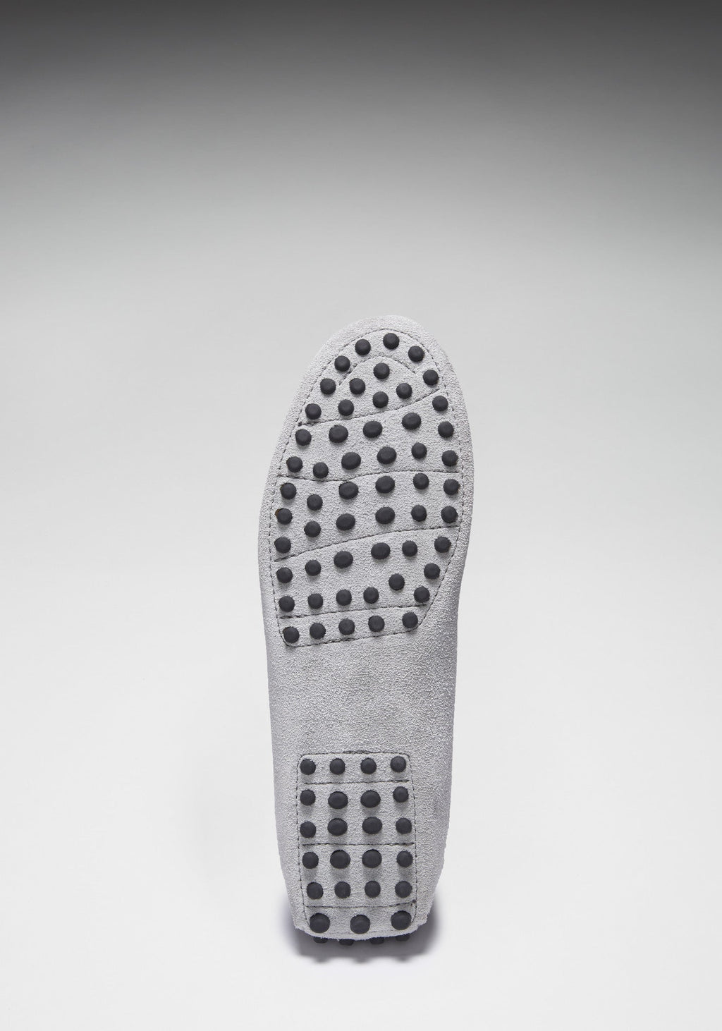 Women's Dove Grey Tasselled Driving Loafers in Suede