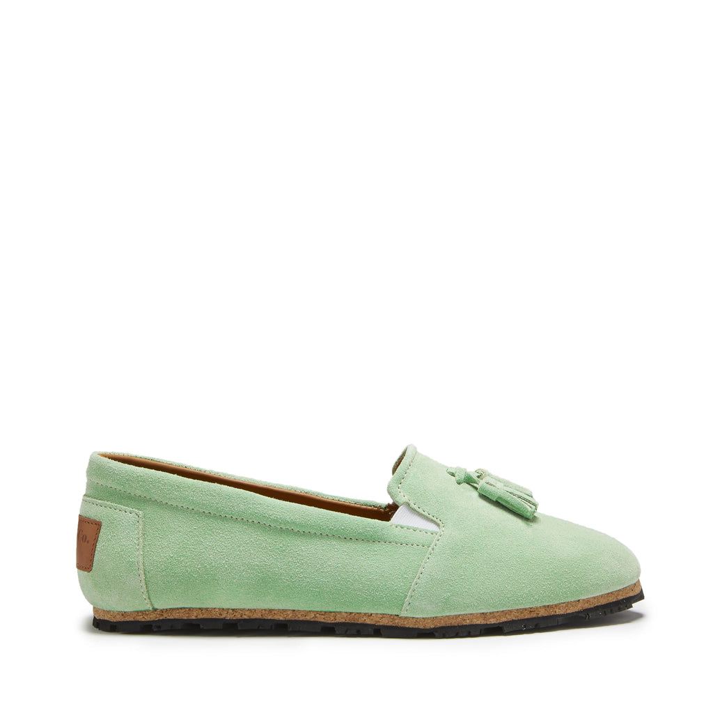 Women's Lagoon Green Tasselled Espadrilles