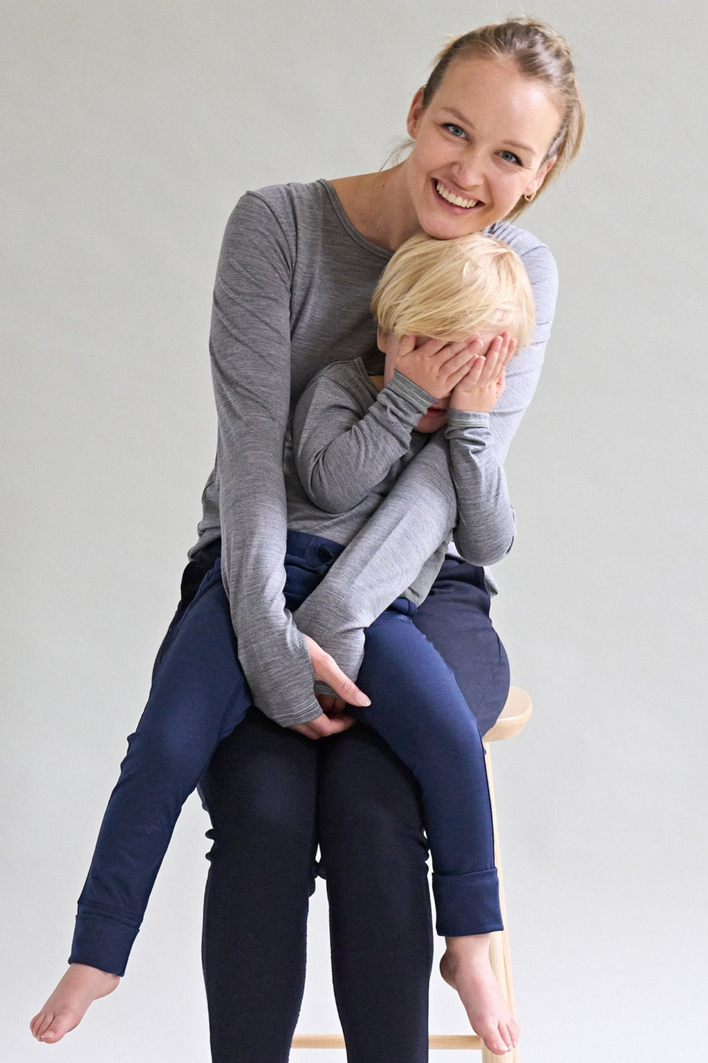 Women's 24 Hour Midnight Blue Merino Wool Trousers Lightweight