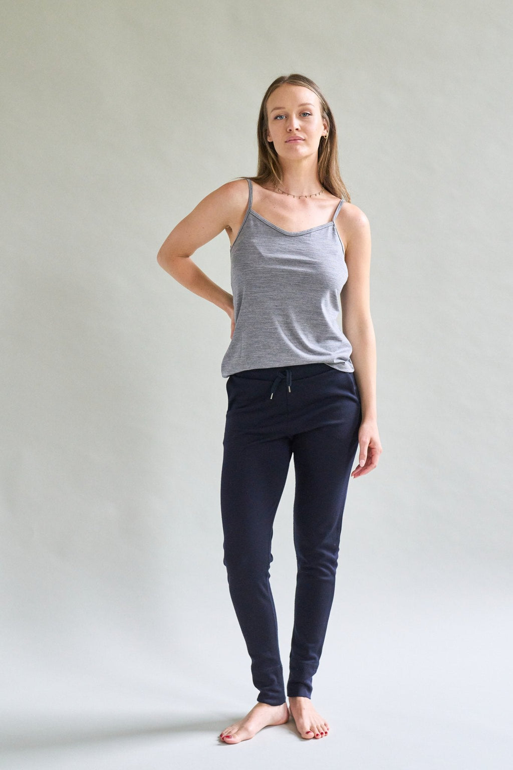Women's 24 Hour Merino Wool Trousers Midnight Blue Heavyweight