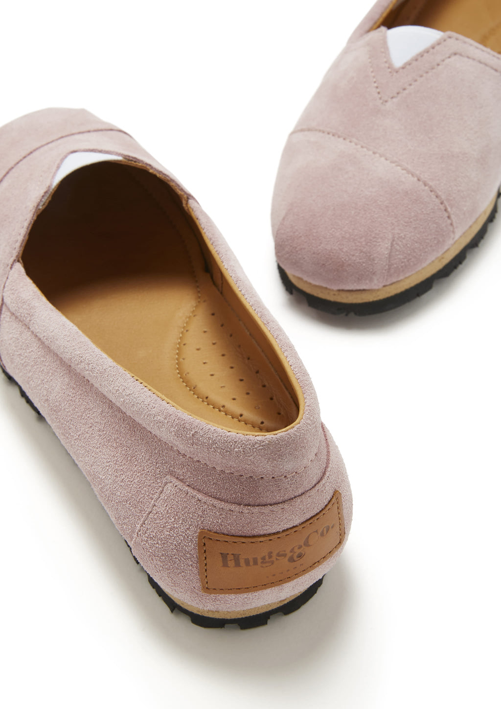 Women's Powder Pink Suede Chukka Espadrilles