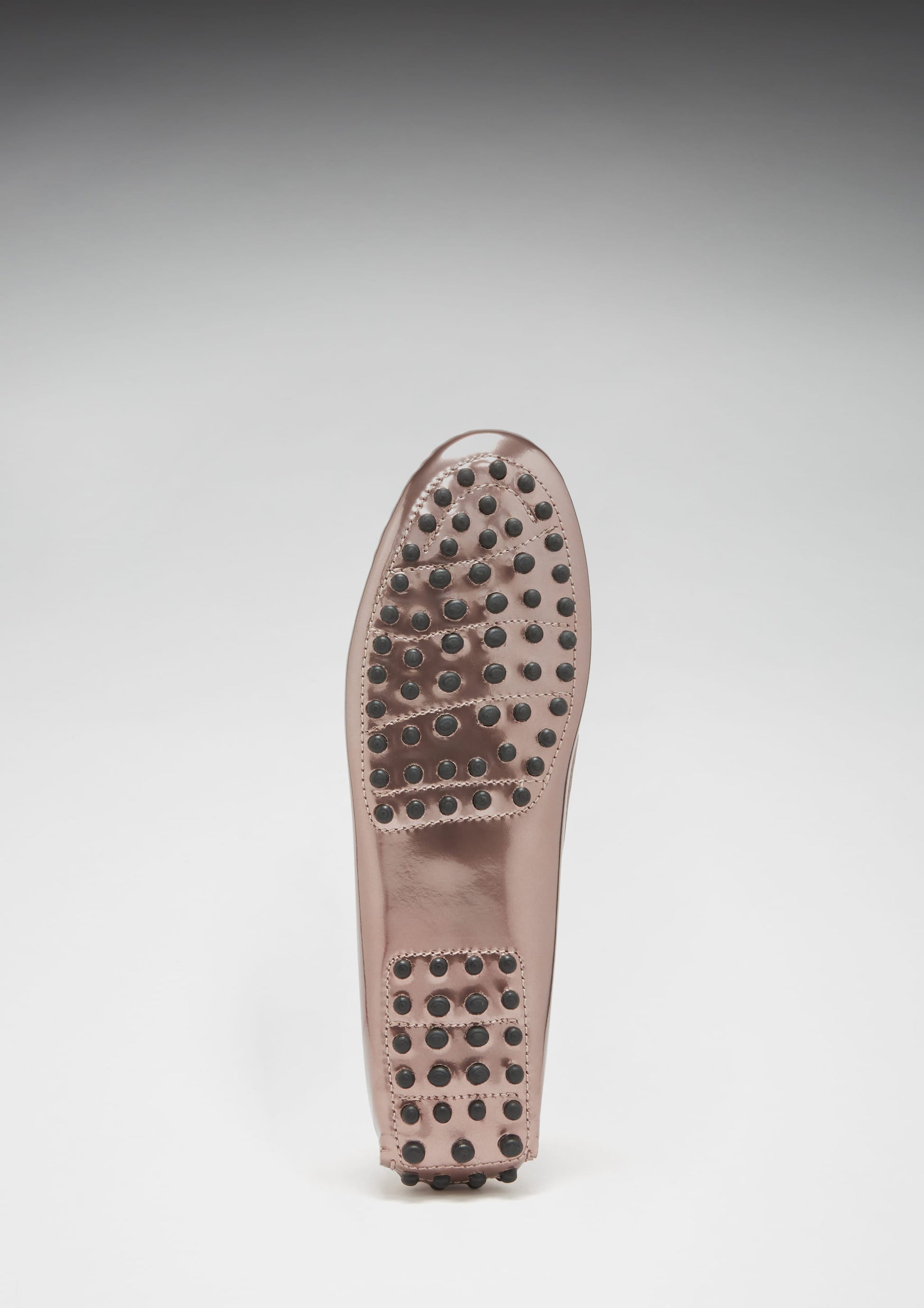 Women's Penny Driving Loafers in Rose Gold Patent Leather