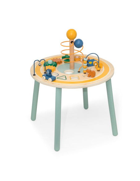 Interactive Wooden Educational Table for Toddlers – Fun & Learning by Trixie Baby at brixbailey.com