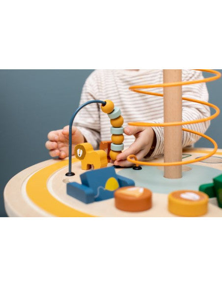 Interactive Wooden Educational Table for Toddlers – Learn & Play by Trixie Baby at brixbailey.com