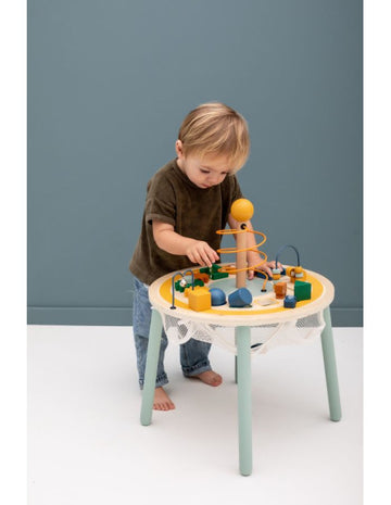 Interactive Wooden Educational Table for Toddlers – Eco-Friendly and Fun by Trixie Baby at brixbailey.com