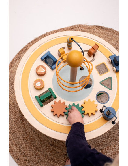 Wooden Educational Table for Toddlers – Interactive & Eco-Friendly by Trixie Baby at brixbailey.com