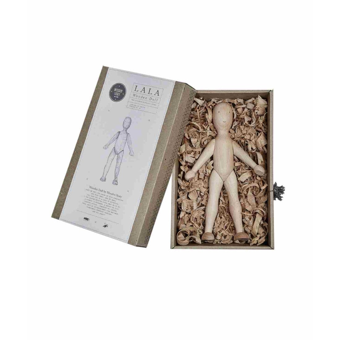 Wooden Beech Doll by Wooden Story - Eco-Friendly & Imaginative Play Toy by Wooden Story at www.brixbailey.com