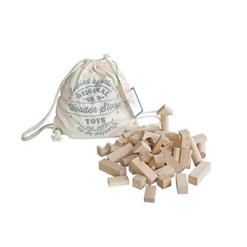 Eco-Friendly Wooden Blocks for Creative Play - Enhance Imagination & Motor Skills by Wooden Story at www.brixbailey.com