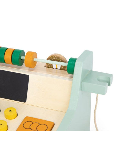 Interactive Wooden Cash Register – Fun & Educational Toy by Trixie Baby at brixbailey.com