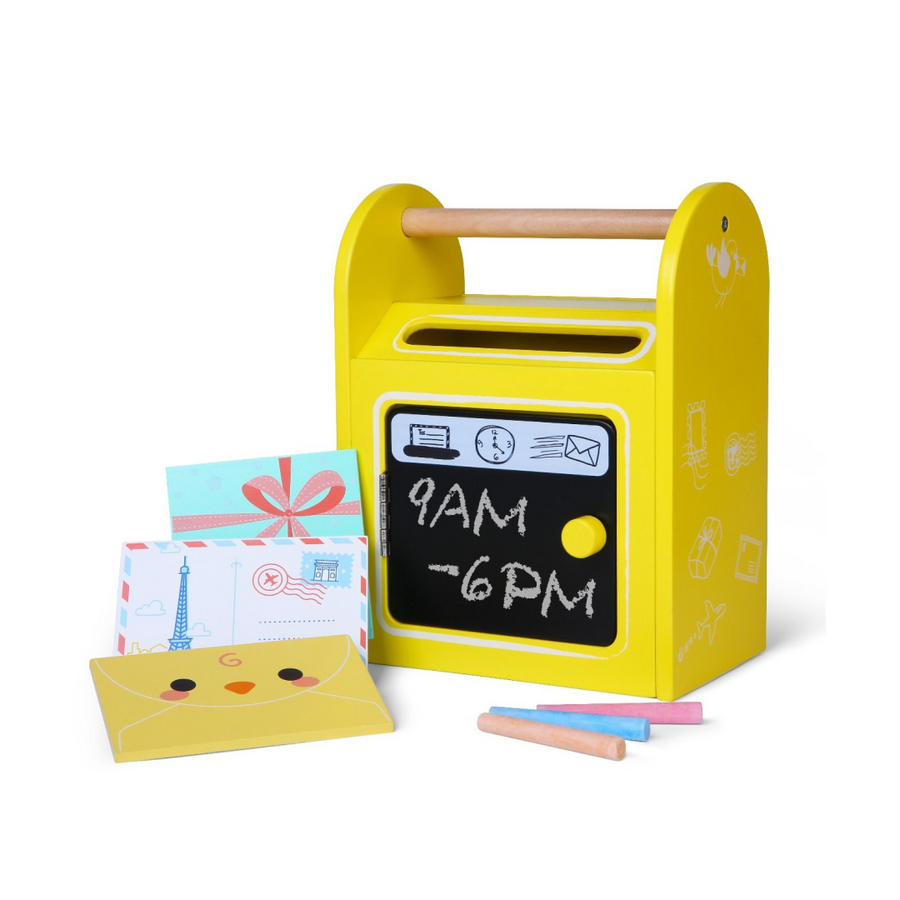 Wooden Foldable Mailbox Set with Chalks – Gerardo’s Toys by Gerardo's Toys at www.brixbailey.com