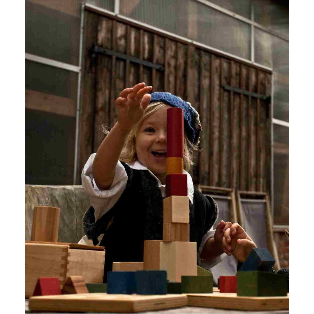 Wooden Story Blocks - 63 Piece Colorful Set for Imaginative & Developmental Play by Wooden Story at www.brixbailey.com