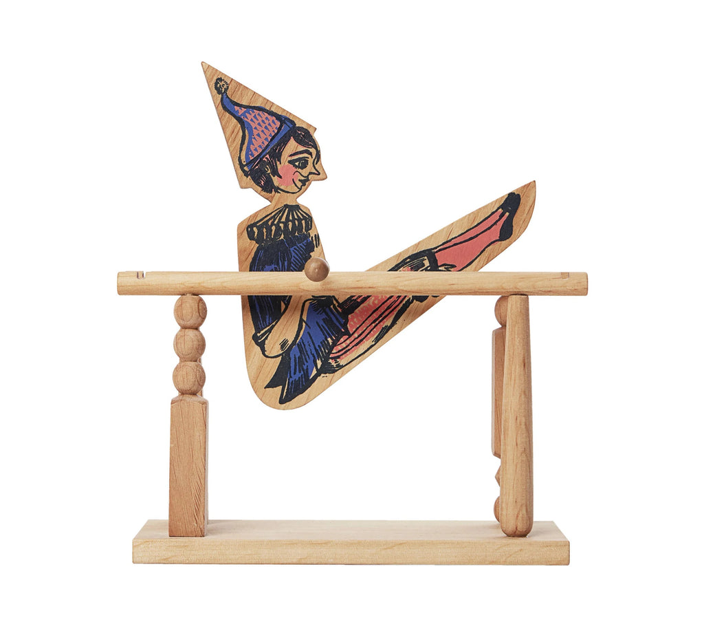 Wooden Acrobat Toy by Wooden Story - Eco-Friendly Educational Play for Skill Development by Wooden Story at www.brixbailey.com