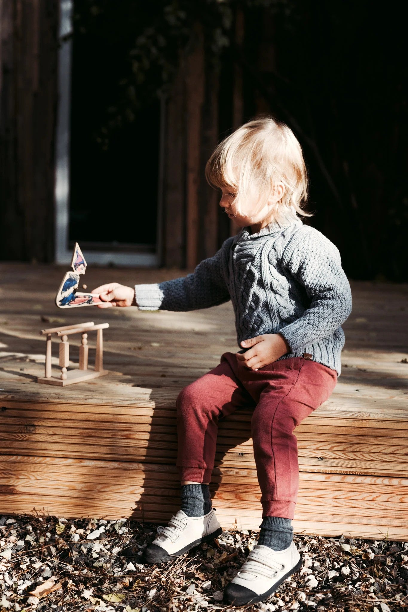 Wooden Acrobat Toy for Skill Development and Concentration - Eco-Friendly & Child-Safe by Wooden Story at www.brixbailey.com