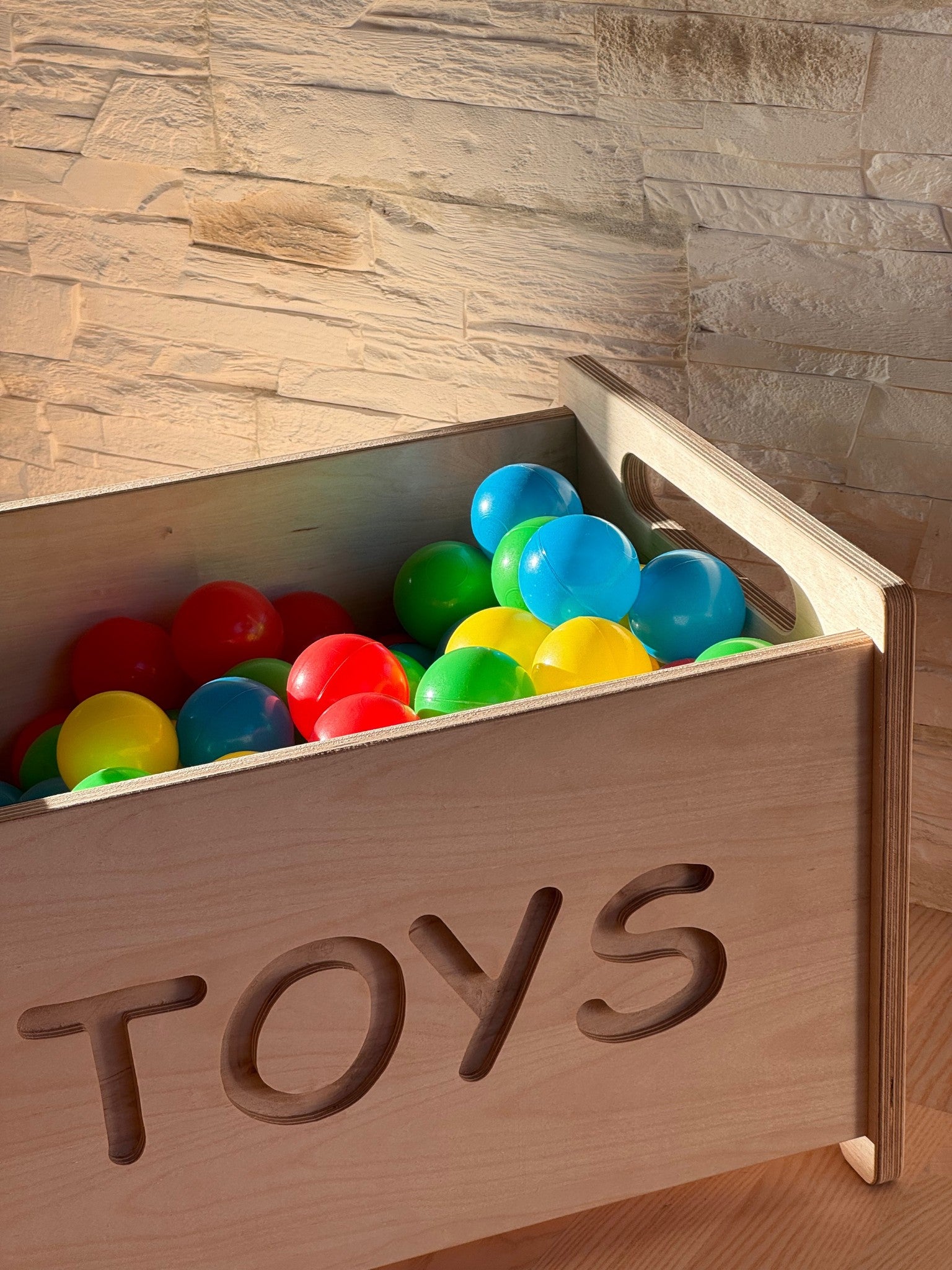 Wooden Toy Box for Nursery Storage – Söstter