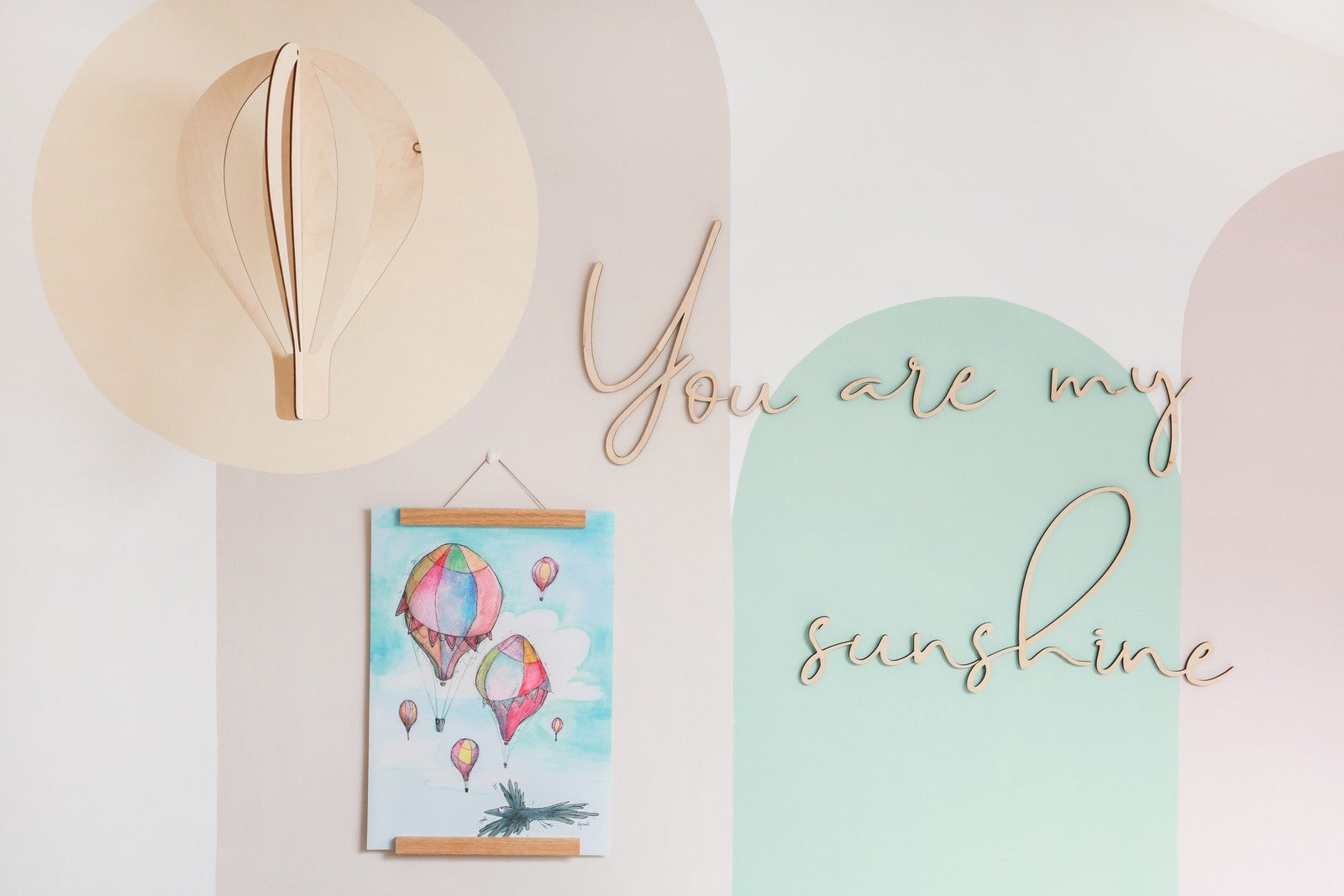 Wooden Wall Sign - You Are My Sunshine