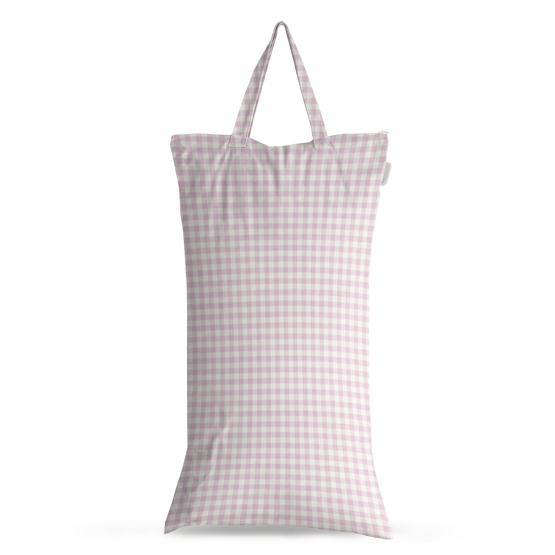 XL Wet Bag - Reusable Cloth Nappy Pail - Lilac Gingham
